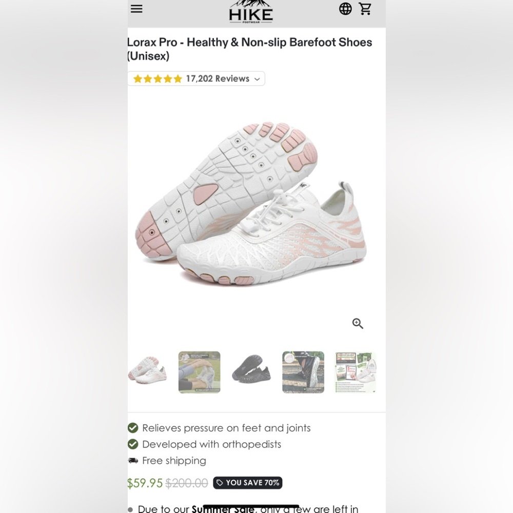 Light sneakers/shoe